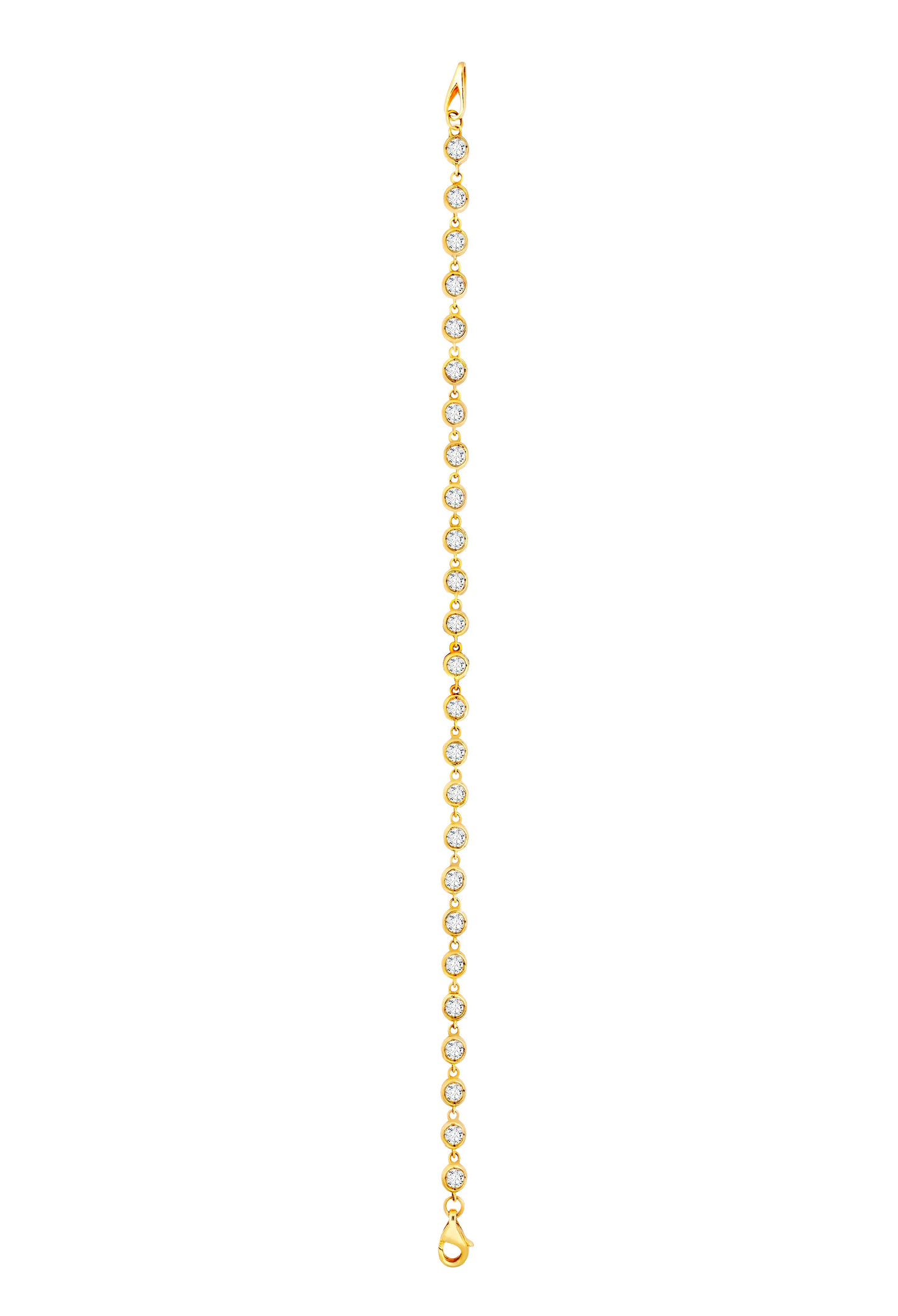 All the Way – Lab-Grown Diamond by the Yard Bracelet in 14K Gold