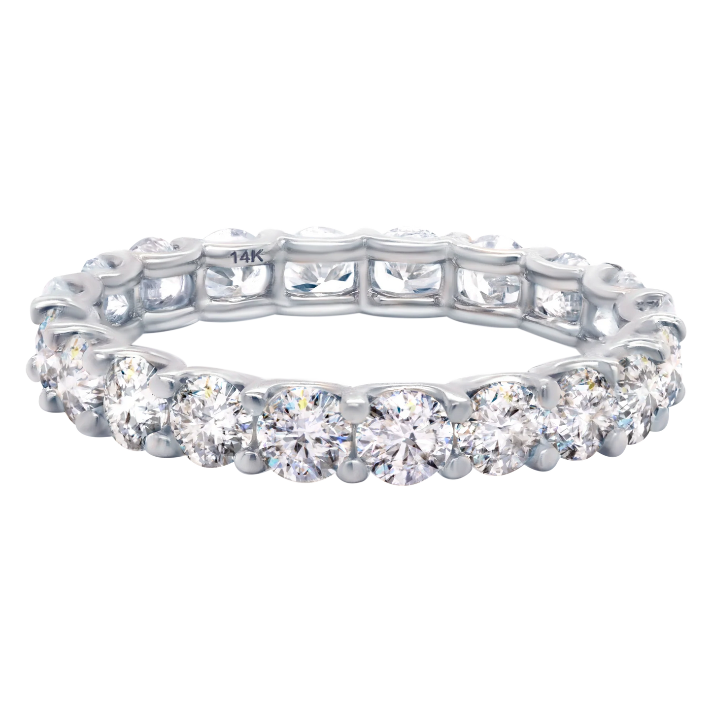 14k Gold Classic Lab-Grown Diamond Eternity Band