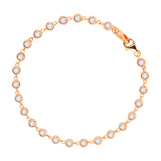 All the Way – Lab-Grown Diamond by the Yard Bracelet in 14K Gold