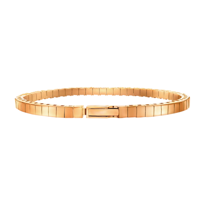 Half Setting Flex Bangle – 14K Gold Lab-Grown Diamond Bracelet