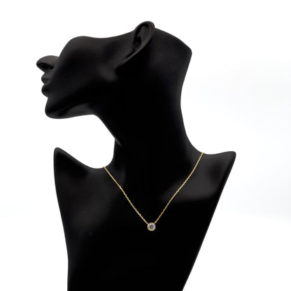 14k Gold Solitaire Lab-Grown Diamond by the Yard Necklace