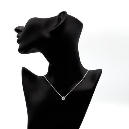 14k Gold Solitaire Lab-Grown Diamond by the Yard Necklace