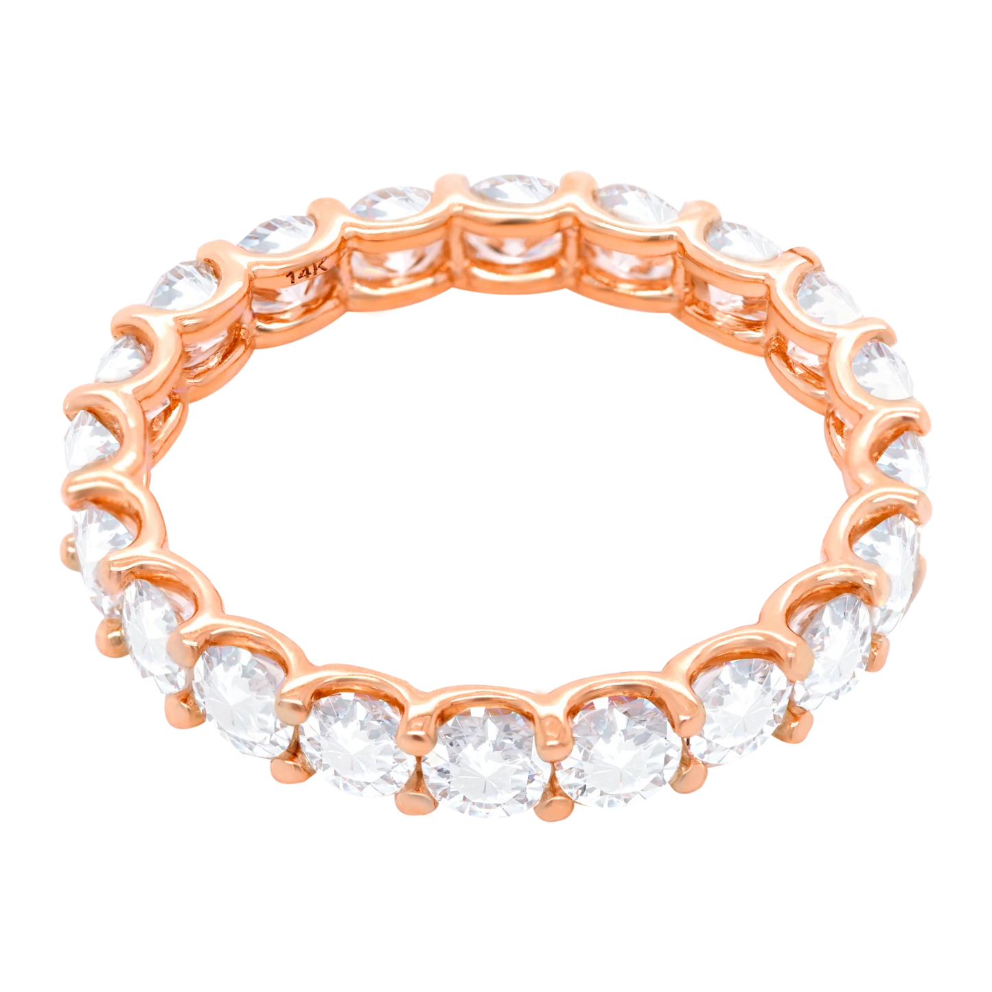 14k Gold Classic Lab-Grown Diamond Eternity Band