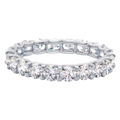 14k Gold Classic Lab-Grown Diamond Eternity Band
