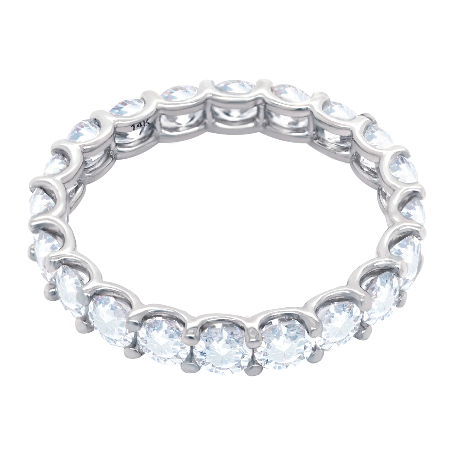 14k Gold Classic Lab-Grown Diamond Eternity Band