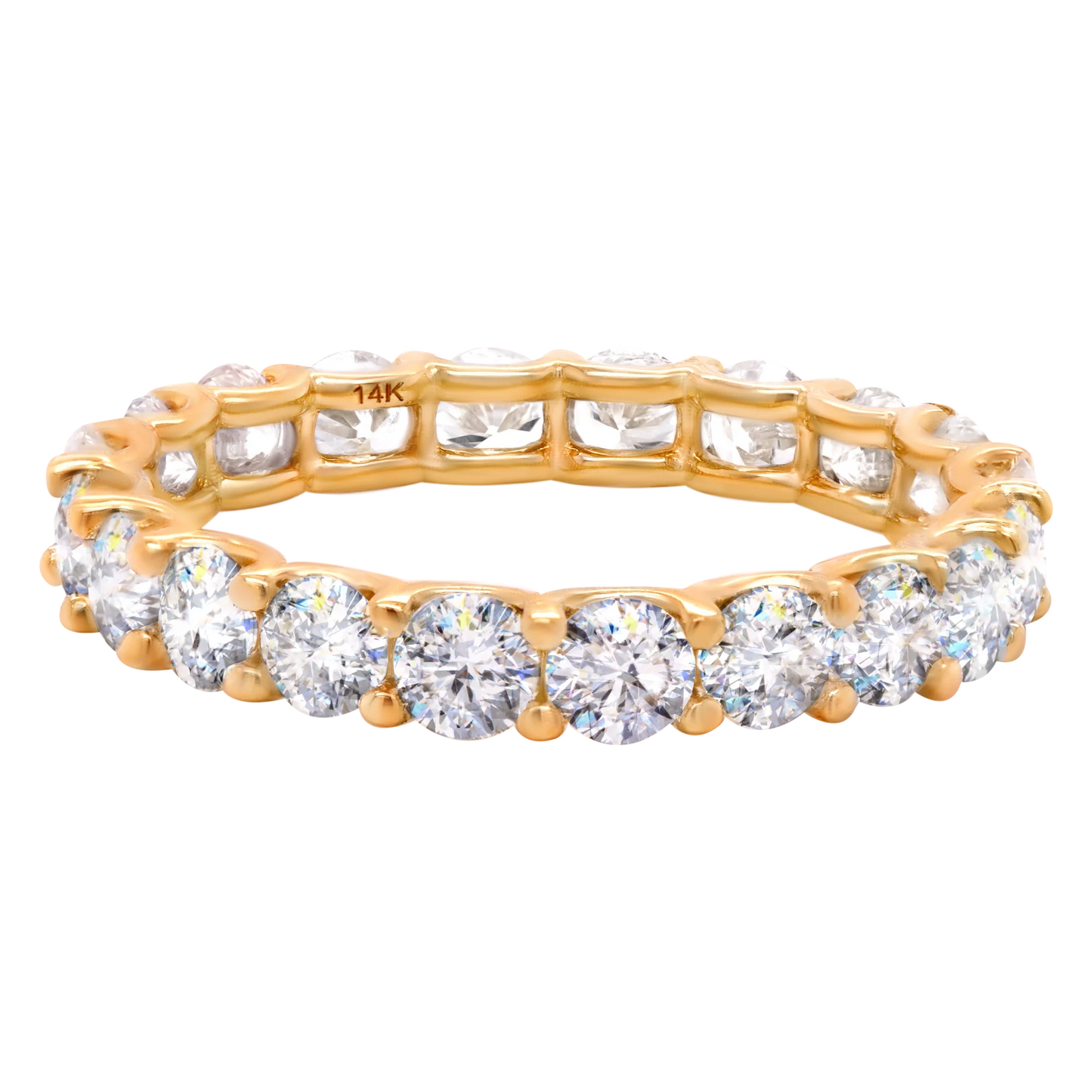 14k Gold Classic Lab-Grown Diamond Eternity Band